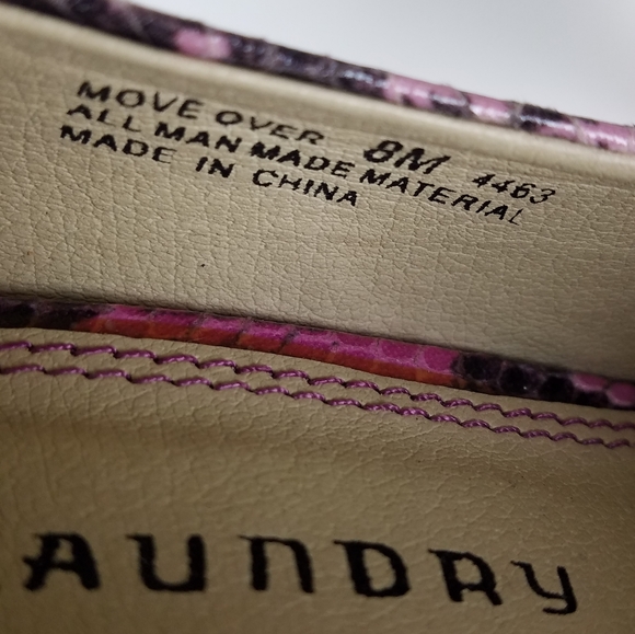 Chinese Laundry "Move Over" snakeskin print platforms size 8 - Picture 8 of 15